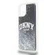 Чехол DKNY для iPhone 11 / Xr Liquid Glitter Big Logo, черный