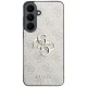 Guess Leather 4G Metal Logo vāciņš Samsung Galaxy S26 FE, rozā