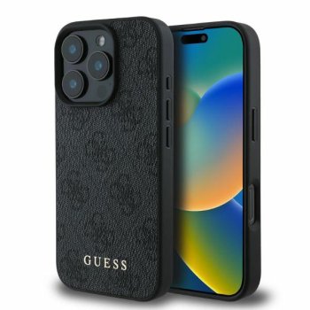 Guess 4G Classic Phone Case Cover iPhone 16 Pro Max - Black