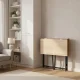 Modernhome saliekams datorgalds 80x45 cm, gaišs ozols
