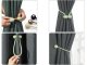Decorative Clips Holders For Curtains Magnetically Strong, Green