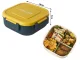 Pusdienu kaste brokastu konteiners pusdienas ar nodalījumiem galda piederumi | Lunchbox breakfast container lunch with...