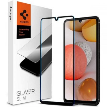 Samsung Galaxy A42 5G (SM-A426B) Spigen TR Slim FC Tempered Glass Full Cover, Black | Aizsargstikls Telefona Ekrānam...