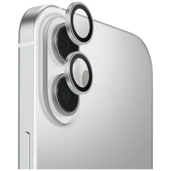 Uniq Optix Aluminum kameras aizsargstikls iPhone 17 Sudraba