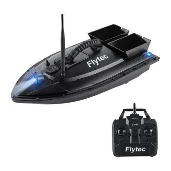 Прикормочный кораблик Flytec 2011-5, 12000 мАч, Черный