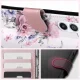 Samsung Galaxy A15 ( SM-A156, SM-A155 ) Tech-Protect Wallet Book Case Cover, Pink Flowers | Telefona Vāciņš Maciņš...