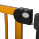 Детские ворота безопасности Nukido 718200, черные с деревом