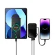 Повербанк 10000мАч 20Вт Baseus Qpow Pro Overseas Edition + кабель USB C 3A - Черный