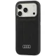 Чехол Audi Synthetic Leather MagSafe для iPhone 18 Pro / 17 Pro, черный
