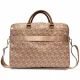 Guess klēpjdatora soma 16\" GCube Stripes, brūna