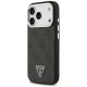 Guess 4G PU Leather MagSafe vāciņš iPhone 17 Pro, melns