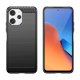 Hurtel Xiaomi Redmi 12 vāciņš Carbon Case, melns