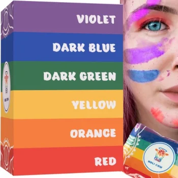 Цветная Пудра Порошок Краски Холи, набор - 6х100г | Colored Powder Set