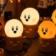 Kids Night Light Ghost LED USB-C, 2 Modes, White/Brown