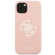 Guess Silicone 4G Logo vāciņš Apple iPhone 13 mini, Pink