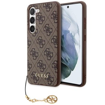 Guess Samsung Galaxy S23 vāciņš 4G Charms Collection, brūns