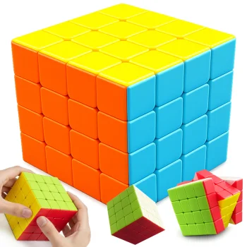 4x4 Rubika kubs attīstošā loģikas spēle un ātruma kubs, daudzkrāsains