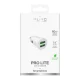 Автомобильное зарядное устройство Puro Pro Lite 2x USB-A 10W, белое