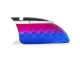 Лампа для ногтей UV/LED Glow YC57 268W, сине-розовая