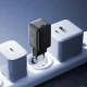 Сетевое зарядное устройство Joyroom JR-TCG18 65W GaN USB-C, черное