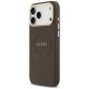 Guess Peony Hot Stamp MagSafe vāciņš iPhone 17 Pro Max Brūns