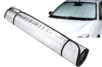 Солнцезащитная шторка для лобового стекла автомобиля 130x60 см