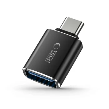 Tech-Protect UltraBoost USB-C uz USB-A OTG adapteris, melns