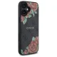Guess vāciņš iPhone 16 6.1\" 4G Flowers Print MagSafe GUHMP16SP4ROPEMCK, melns