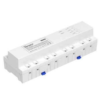 SONOFF SPM-4Relay Smart Stackable Power Meter 4-Relay Module, White