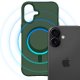 3mk Smoke MagCase iPhone 17 telefonam – zaļš, daļēji caurspīdīgs | Phone Case Cover