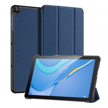 Huawei MatePad T 10s (AGS3-L09, AGS3-W09) DUX DUCIS Tri-fold Stand PU Leather Tablet Cover Case, Blue | Planšetes...