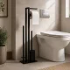 Стойка для ванной Modernhome с держателем для туалетной бумаги и...