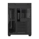 Datora korpuss Darkflash TH285 ar 4 ventilatoriem, melns