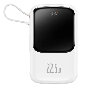Baseus Qpow Powerbank с цифровым дисплеем и быстрой зарядкой 10000мАч 22.5W...