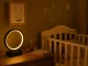 LED galda un nakts lampa gredzena formā ar spilgtuma regulēšanu, 23.5cm, melna