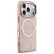 Guess IML Peony Dot MagSafe maciņš ar MagSafe priekš iPhone 17 Pro – rozā | Phone Case Cover
