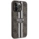 Guess iPhone 13 Pro Max Case 4G Printed Stripes MagSafe, Brown