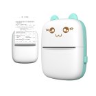 HURC9 Bluetooth Thermal Printer Kitty Mini with App - Blue