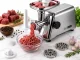 Электрическая мясорубка 800W стальная 3 решетки и насадки,...