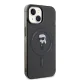 Karl Lagerfeld iPhone 15 vāciņš IML Ikonik MagSafe, melns