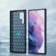 Силиконовый чехол Hurtel Carbon для Samsung Galaxy S23 Ultra синий