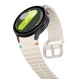 Tech-Protect Silicone Sport Strap for Samsung Galaxy Watch 4 / 5 / 6 / 7 / FE, Beige
