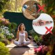 Plonos Shade Cloth 1.5x50m 110 g/m² Fence Privacy Screen + 50 Clips, Green