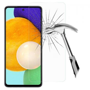 Samsung Galaxy A73 5G - Aizsargstikls (Šaurs līdz Izliekumiem) | Tempered Glass Screen Protector
