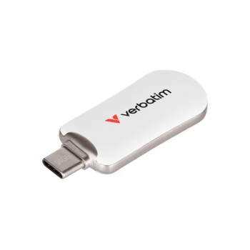 USB-флеш-накопитель Verbatim Plectra 30228 64 ГБ USB-C, USB 3.2 Gen 1, белый