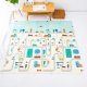 NICEKIDS Double-sided Foldable XPE Foam Play Mat Pad Rug for Kids, 200x150cm, London