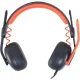 Logitech Zone Learn On-Ear Headset with Microphone, AUX, Blue/Orange