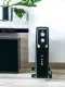 ELDOM HO110C ribby Oil Filled Radiator 2500W Portable Heater, Black