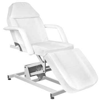 Azzurro 673A Elektriskais Kosmētikas Krēsls Ar 1 Motoru, Balts | 1-Motor Electric Cosmetic Chair White