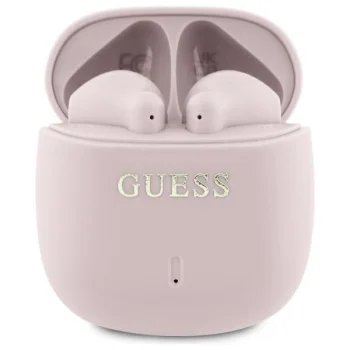 Guess Bluetooth austiņas GUTWSJ14ESGP TWS Printed Classic Logo, rozā
